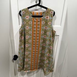 Excellent used condition size XXL Spartina Lulie shift dress in Honey Horn